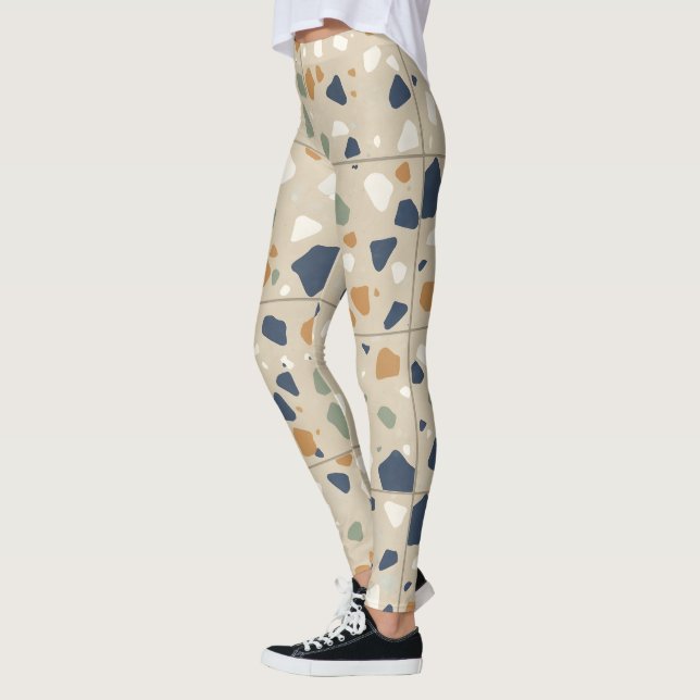 Mute Terrazzo Mönster Leggings (Vänster)