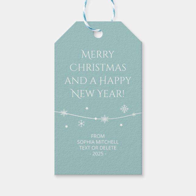 MUTEBANA - Tranquil Turcos Snowflake Presentetikett (Framsidan)