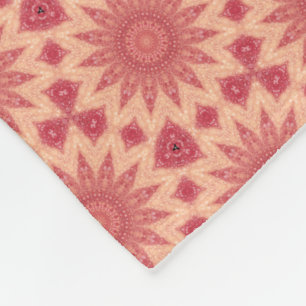 Muted Blommigt Boho Magic Fleecefilt