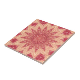Muted Blommigt Boho Magic Kakelplatta