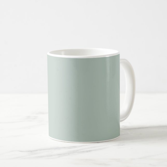 Muted Eucalyptus Green Color Kaffemugg (Framsida höger)