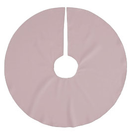 muted pink solid julgransmatta borstad polyester