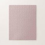 Muted Ro minimalist Jigszle Puzzle Pussel<br><div class="desc">Diskret rosa modernt minimalistiskt pussel.</div>
