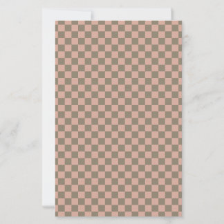 Muted Rose & Sage Checkered Small Scrapbook Paper