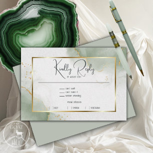 Muted Sage Guld Marcular OSA Kort