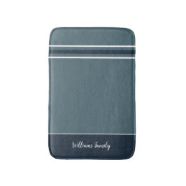 MUTEN Elegance - Slate Blue Rand Bath Mat Badrumsmatta