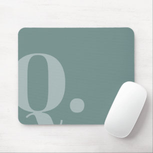 MUTEN Teal Letterform Musmatta