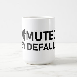 MUTERAD med standardminimalistisk T-Shirt-Audio V1 Kaffemugg