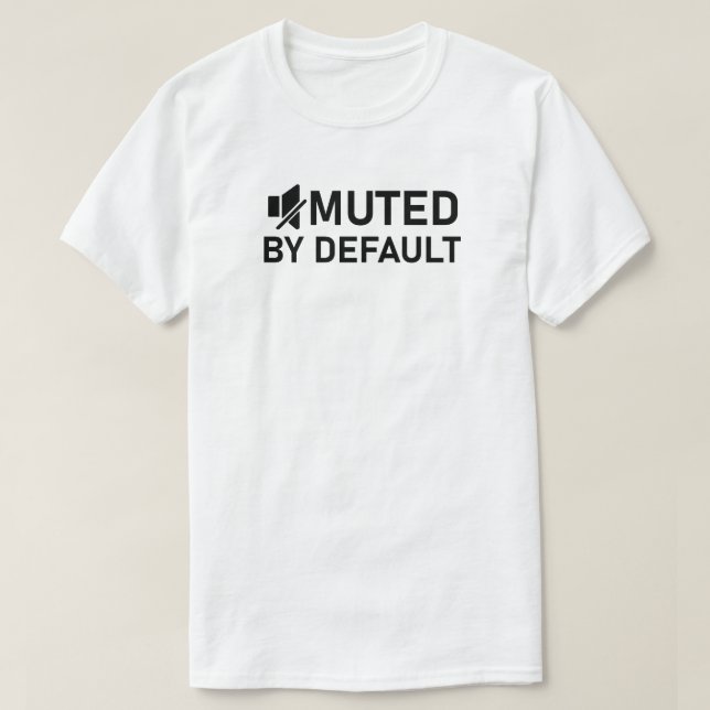 MUTERAD med standardminimalistisk T-Shirt-Audio V1 T Shirt (Design framsida)