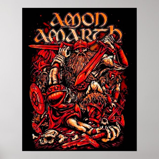Mutilerat bästa gåva från Amon Amarth för Fläkt Poster (Framsidan)