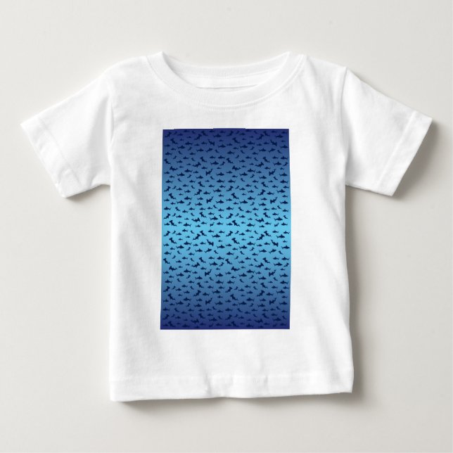 Mutilple Hammer Head Sharks T Shirt (Framsida)