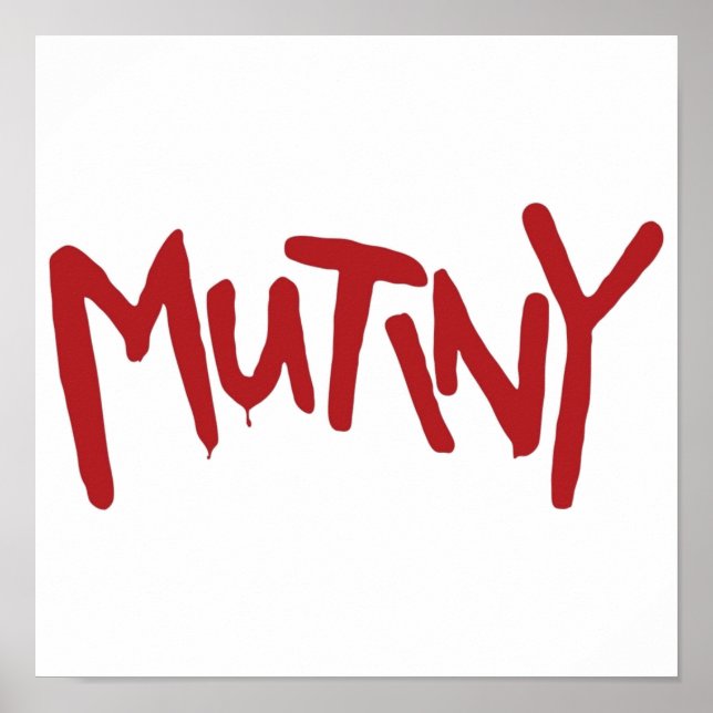 Mutiny Halt and Catfire Poster (Framsidan)