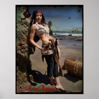 Mutiny Magazine Issue 3 Back Cover Pinup (litet) Poster