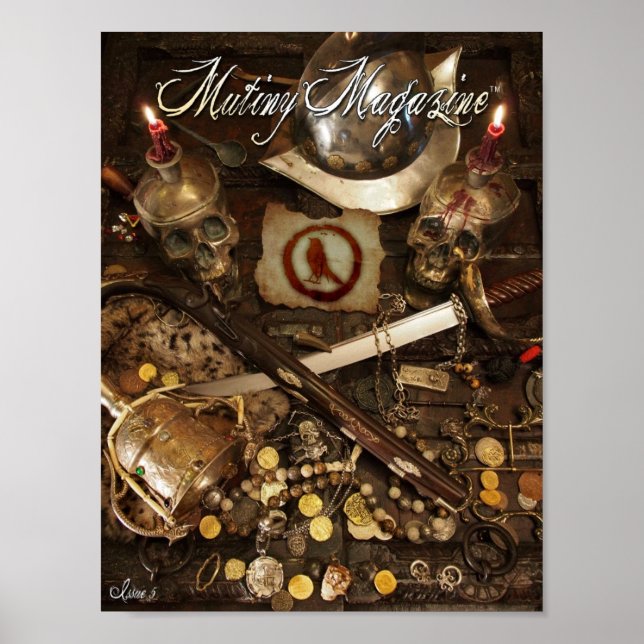 Mutiny Magazine Issue 5 Front Cover Poster (Framsidan)