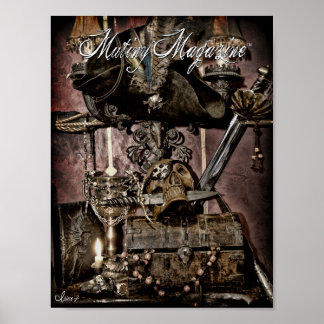 Mutiny Magazine utgåva nummer 7 Front Cover Poster