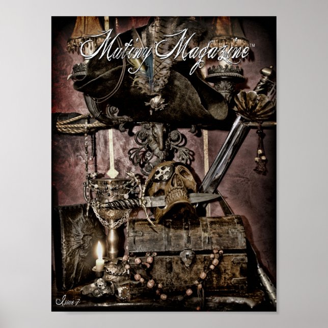 Mutiny Magazine utgåva nummer 7 Front Cover Poster (Framsidan)