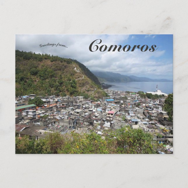 Mutsamudu Anjouan Island Union of the Comoros Vykort (Framsida)