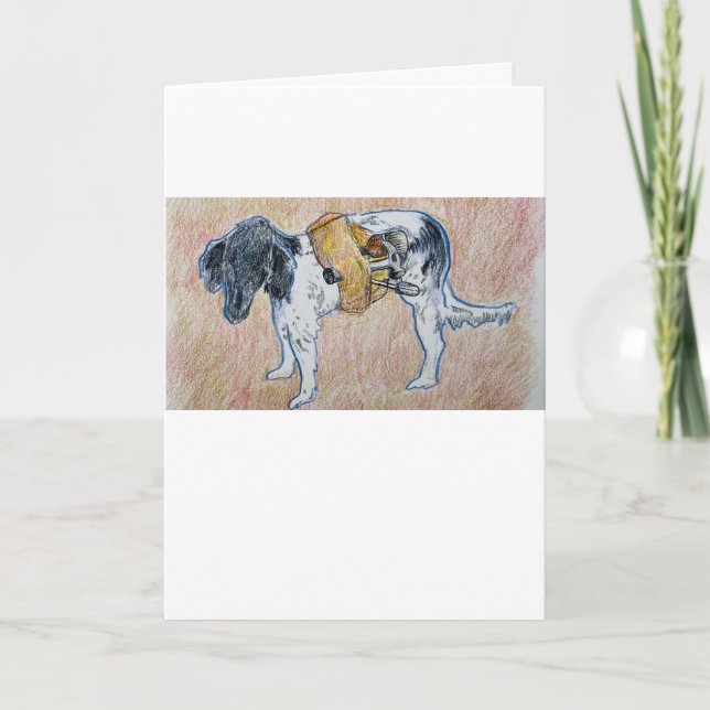 Mutslanders Humbug-hund välkomstkort Kort (Framsida)