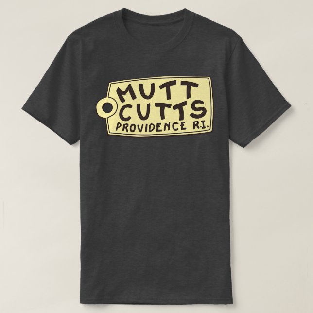 Mutt Cutts Logotyp T Shirt (Design framsida)