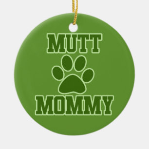 Mutt Mamma Julgransprydnad Keramik
