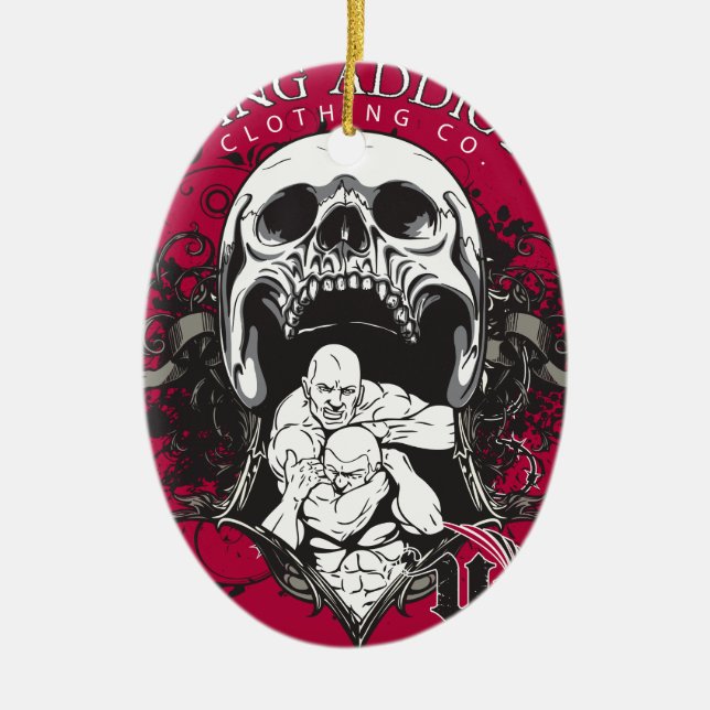 Muttahida Majlis-E-Amal 1.ai Julgransprydnad Keramik (Framsidan)