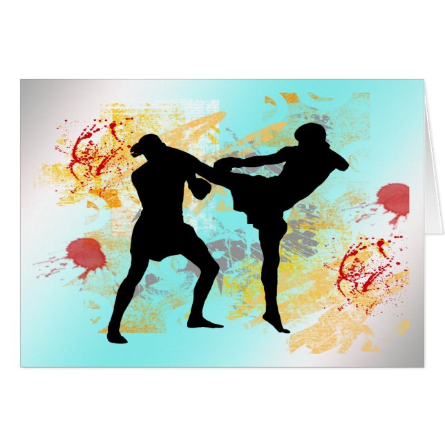 Muttahida- Majlis-E-Amalhuvudet sparkar Hälsningskort (Framsidan Horizontal)