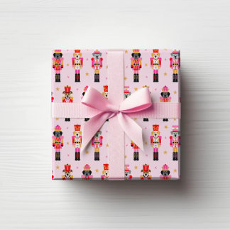 Muttcracker Christmas - Pink Dog Nutcrackers Presentpapper