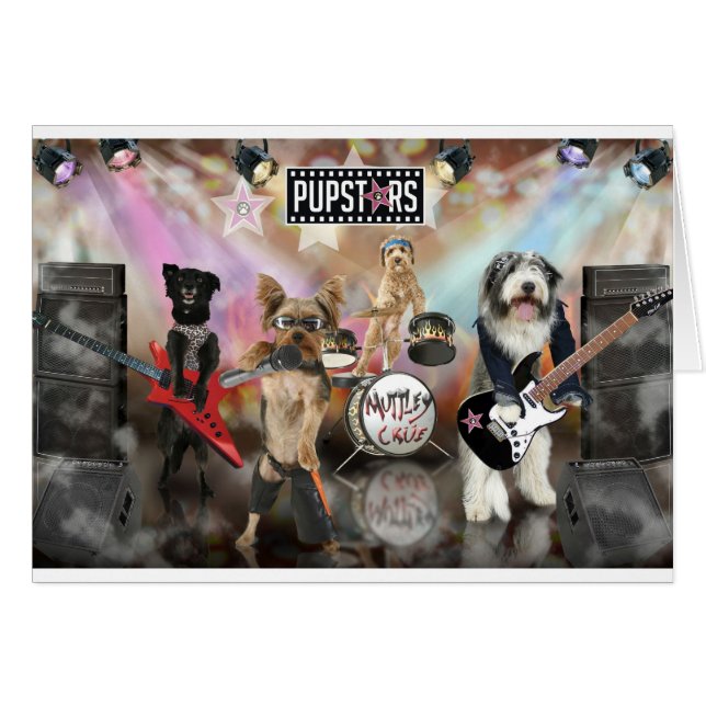 Muttley Crue Card Hälsningskort (Framsidan Horizontal)