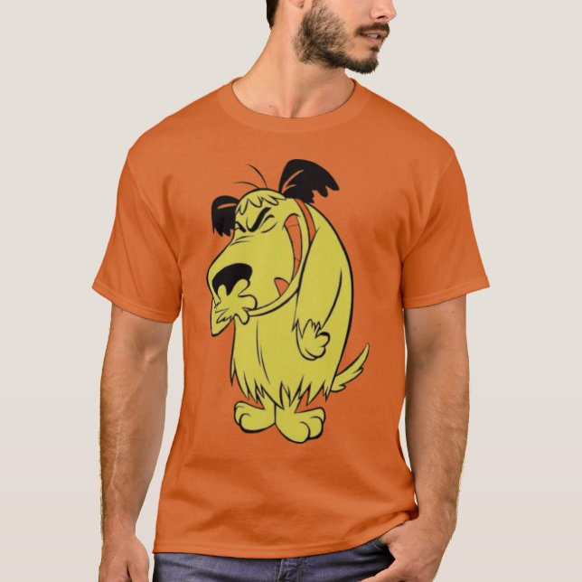 Muttley Laughing Wacky Races Cartoon Dog boy T Shirt (Framsida)