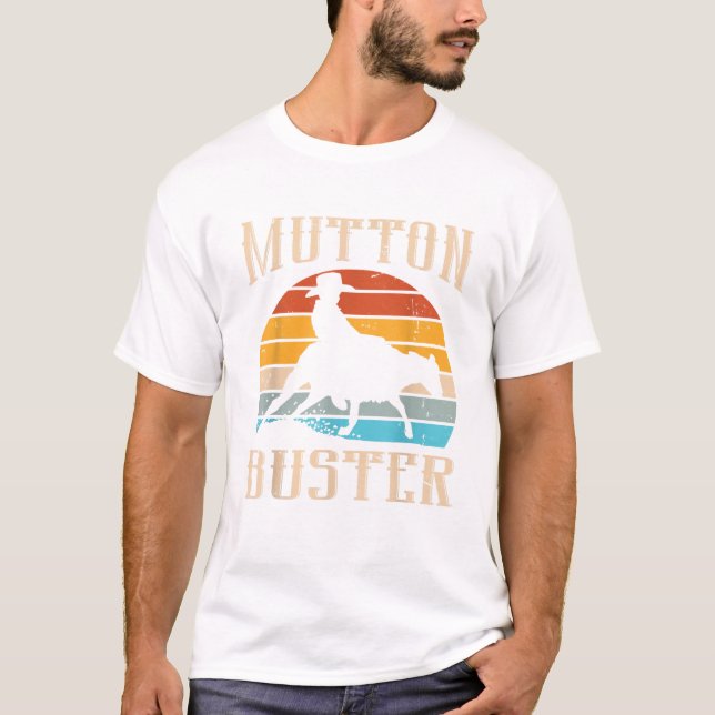 Mutton Buster Design for a Mutton Buster T Shirt (Framsida)