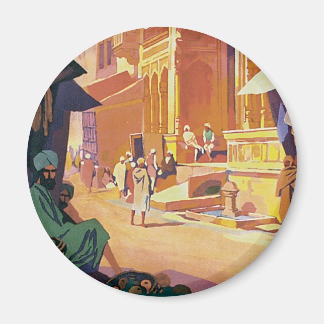 Muttra ~ Krishna Temple Magnet (Framsidan)