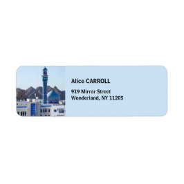 Muttrah Mosque - Muscat, Oman Returadress Etikett