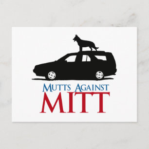 Mutts Against Mitt Romney.png Vykort