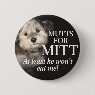 Mutts for Mitt Romney - han brukar åtminstone äta Knapp