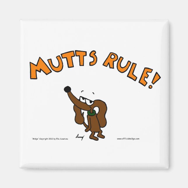 MUTTS MUTTS RULE Magnet (Framsidan)