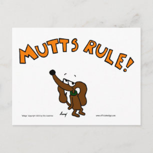 MUTTS-REGELvykort Vykort