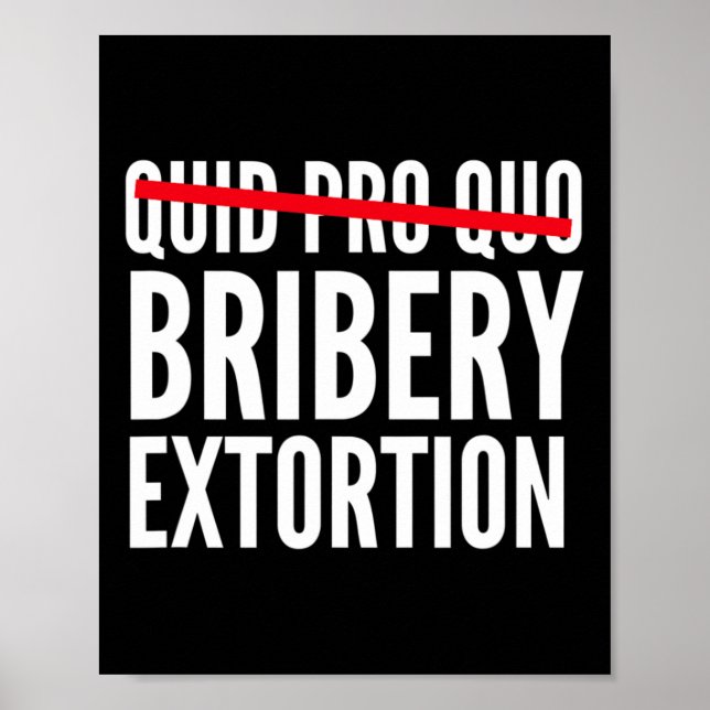 Mutual fördel korruption utpressning poster (Framsidan)