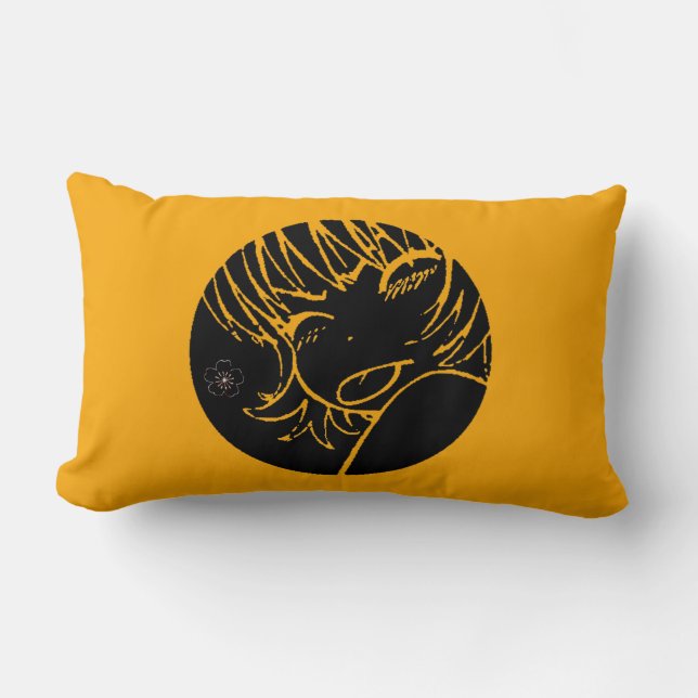 muuhh - gullig animewaifu - kawaii>_< sakura lumbarkudde (Framsida)