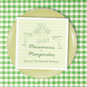 Muumuus & Margaritas Handskriven Sjungningsfest Pappersservett