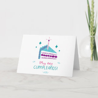 Muy Feliz Cumpleanos Tarjeta Greeting Card Kort