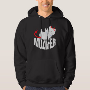 Muzifer I Cat Kitten Lucifer Djävulen Little Djävu Hoodie