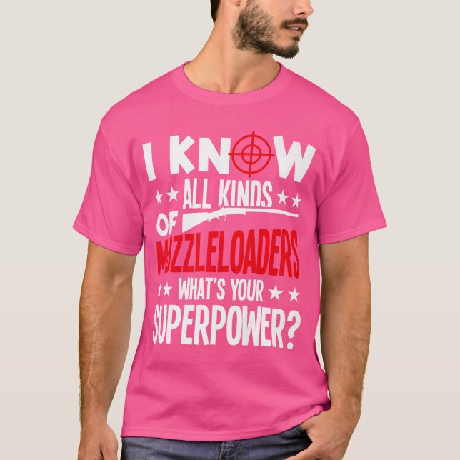 Muzzleloader Rifle Muzzleloading Städning Kit Boar T Shirt (Framsida)