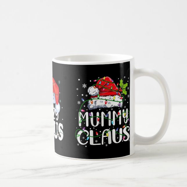 Muzzy Claus Julafton Family Matching Funny Grandma Kaffemugg (Höger)