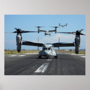 MV-22 Osprey-flygplan Poster