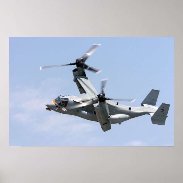 MV-22 Osprey-flygplan Poster (Framsidan)