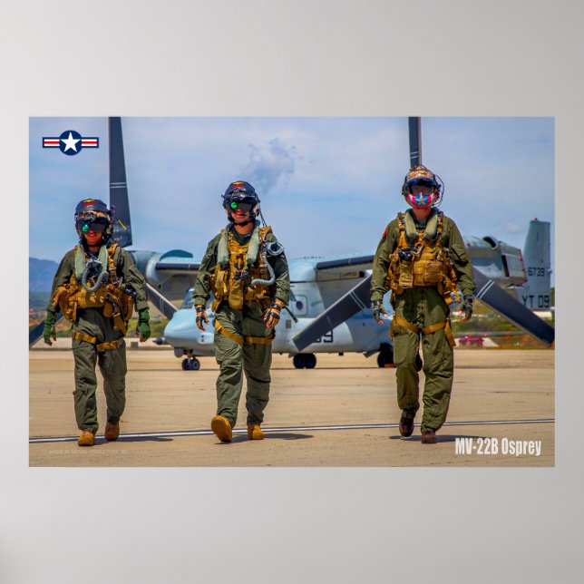 MV-22B OSPREY CREW POSTER (Framsidan)