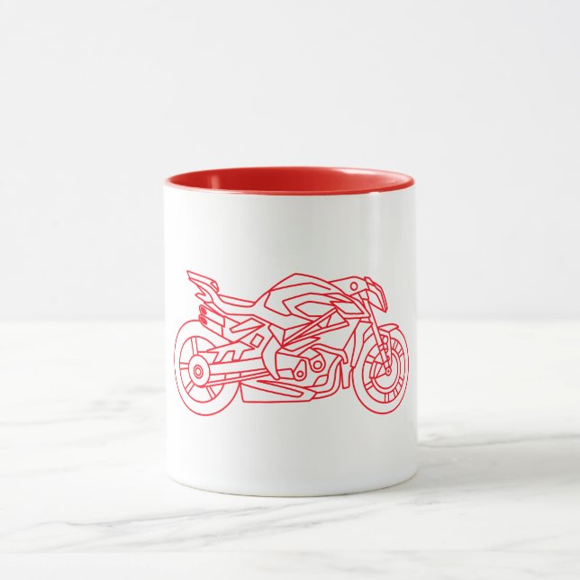 MV Agusta Brutale 1000RR Neon style Mugg (Center)