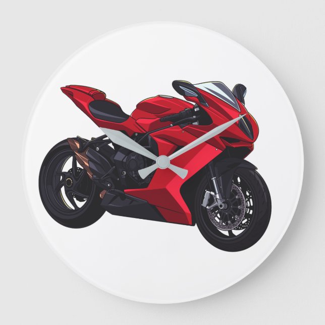MV Agusta F3 realistic style Stor Klocka (Framsida)