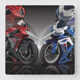 MV Agusta F3 x Suzuki GSX-R Fyrkantig Klocka