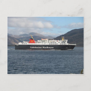 MV ISLE OF LEWIS LÄMNANDE ULLAPOOL VYKORT